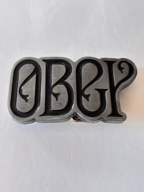 OBEY belt buckle